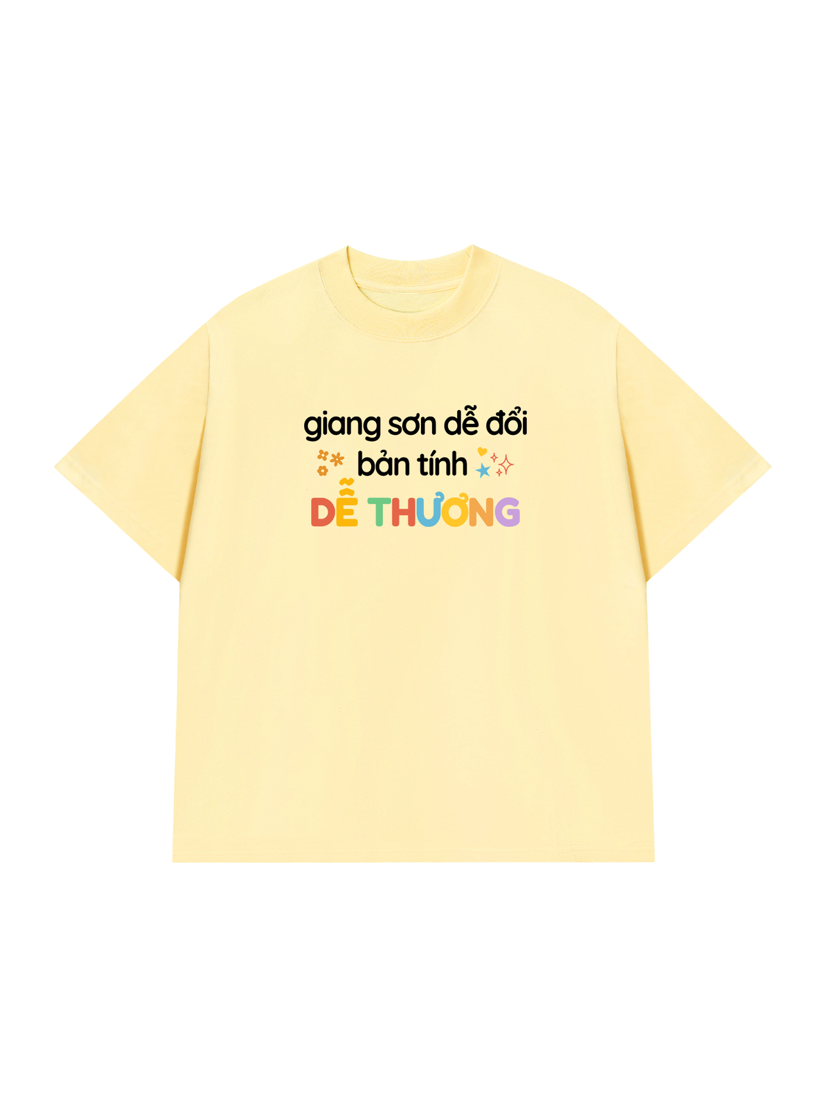 Áo Thun Relaxed Fit Bản Tính Dễ Thương