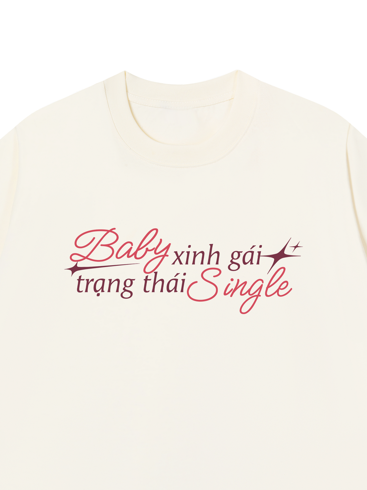 Áo Thun Relaxed Fit Baby Xinh Gái