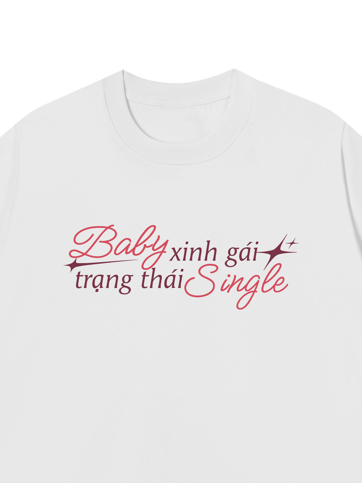 Áo Thun Relaxed Fit Baby Xinh Gái