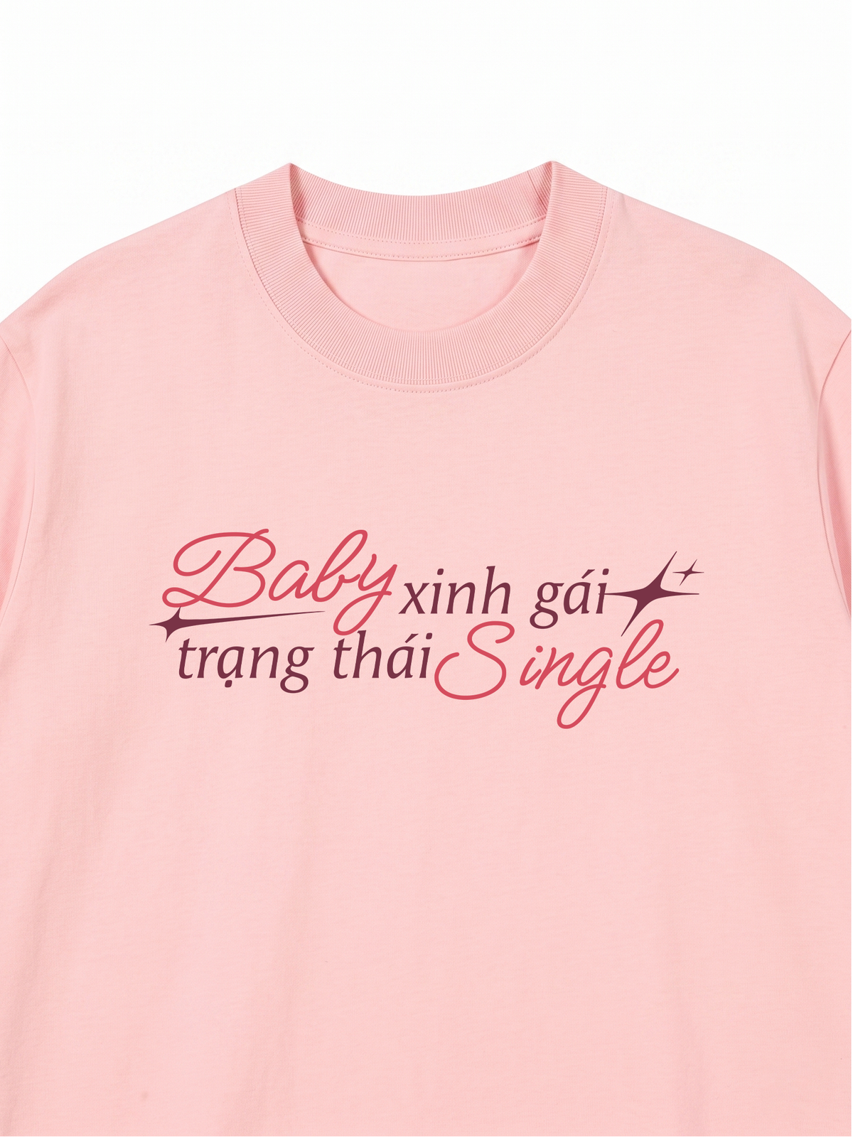 Áo Thun Relaxed Fit Baby Xinh Gái