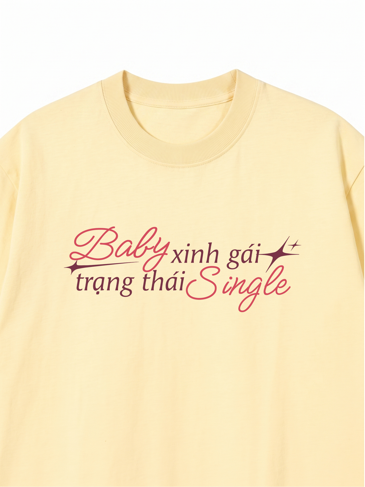 Áo Thun Relaxed Fit Baby Xinh Gái