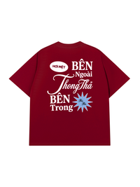 Áo Thun Relaxed Fit Bên Trong Rắc Rắc