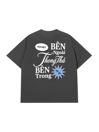 Áo Thun Relaxed Fit Bên Trong Rắc Rắc