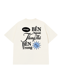 Áo Thun Relaxed Fit Bên Trong Rắc Rắc
