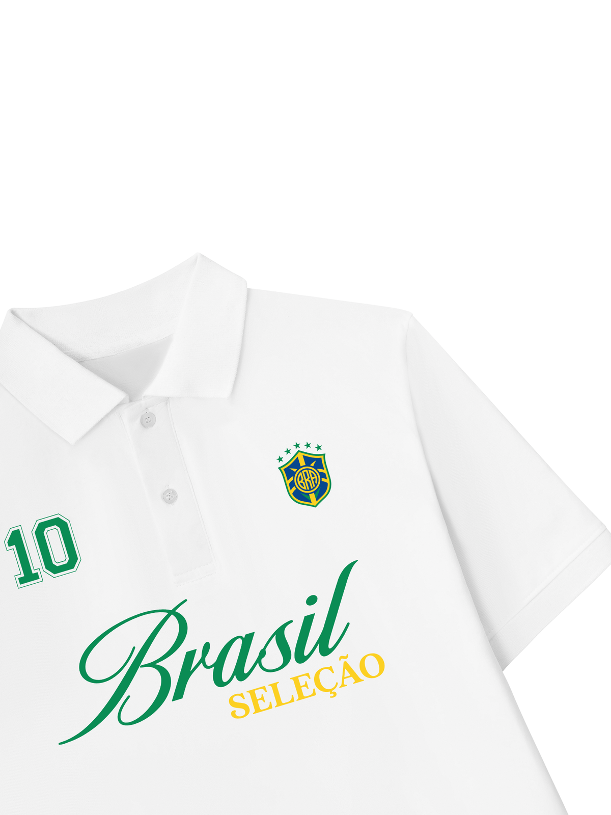 Áo Polo Relaxed Fit Brasil