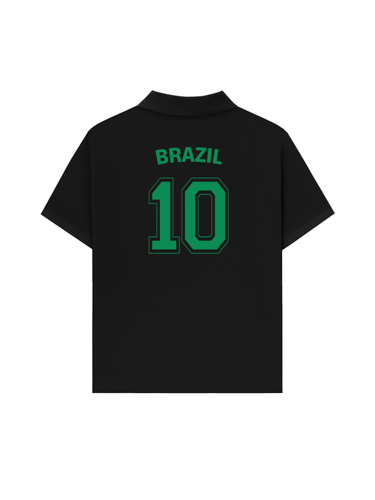 Áo Polo Relaxed Fit Brasil