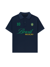Áo Polo Relaxed Fit Brasil