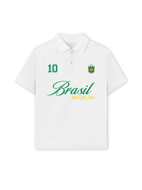 Áo Polo Relaxed Fit Brasil