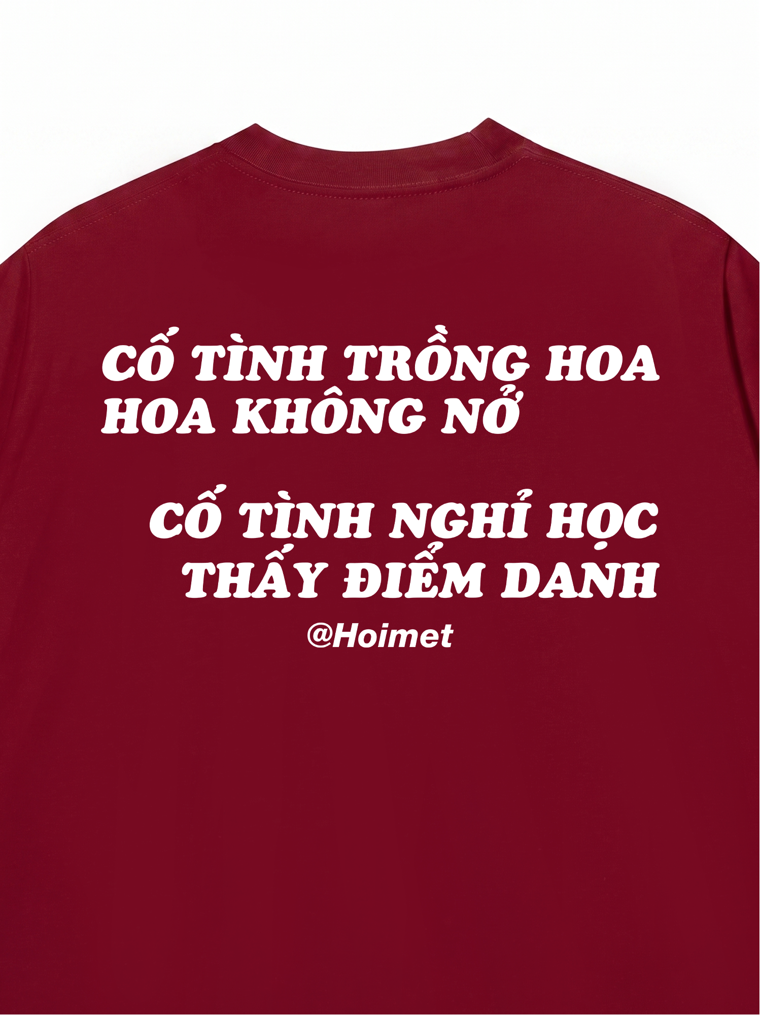 Áo Thun Relaxed Fit Cố Tình Nghỉ Học