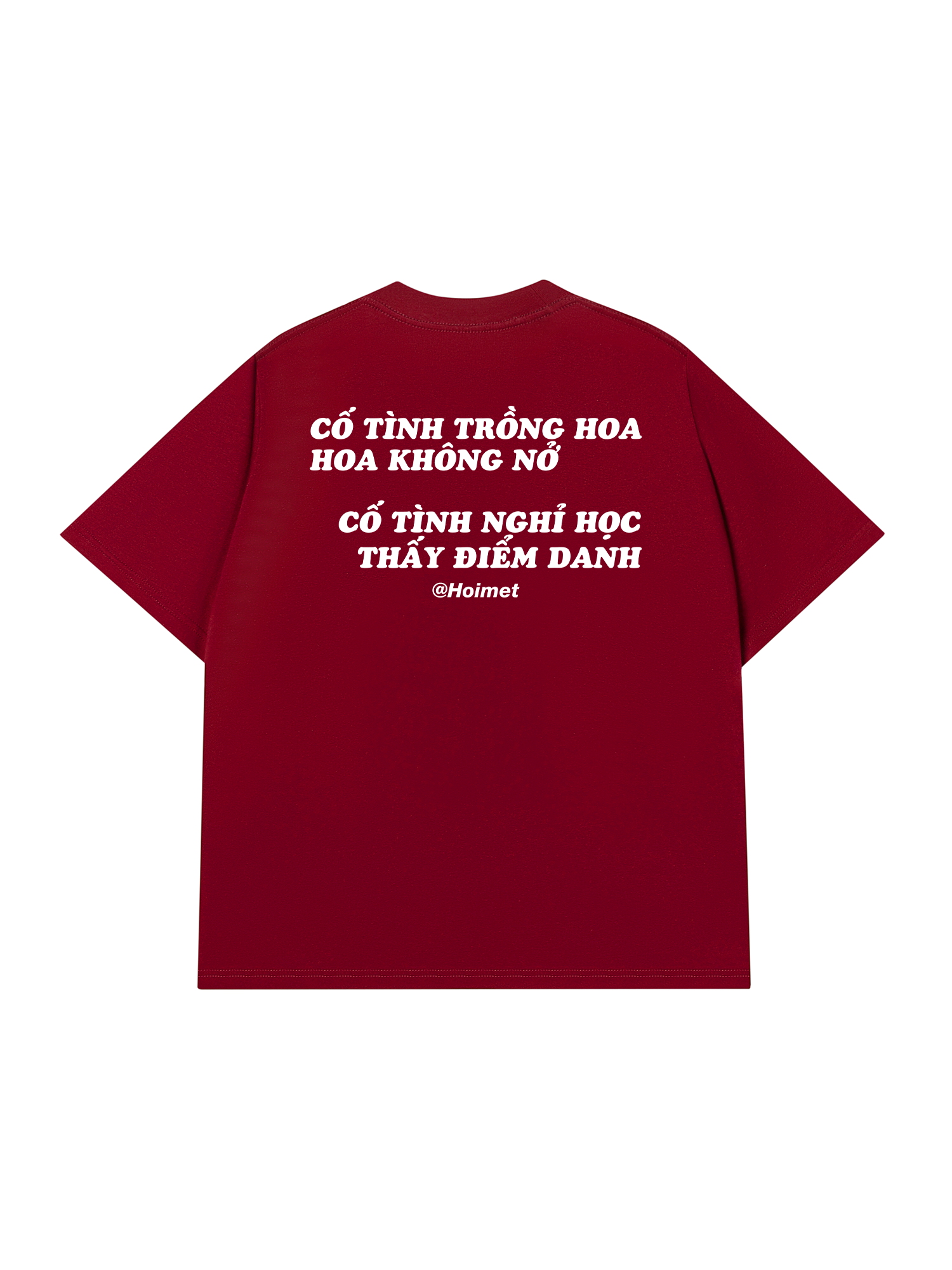 Áo Thun Relaxed Fit Cố Tình Nghỉ Học