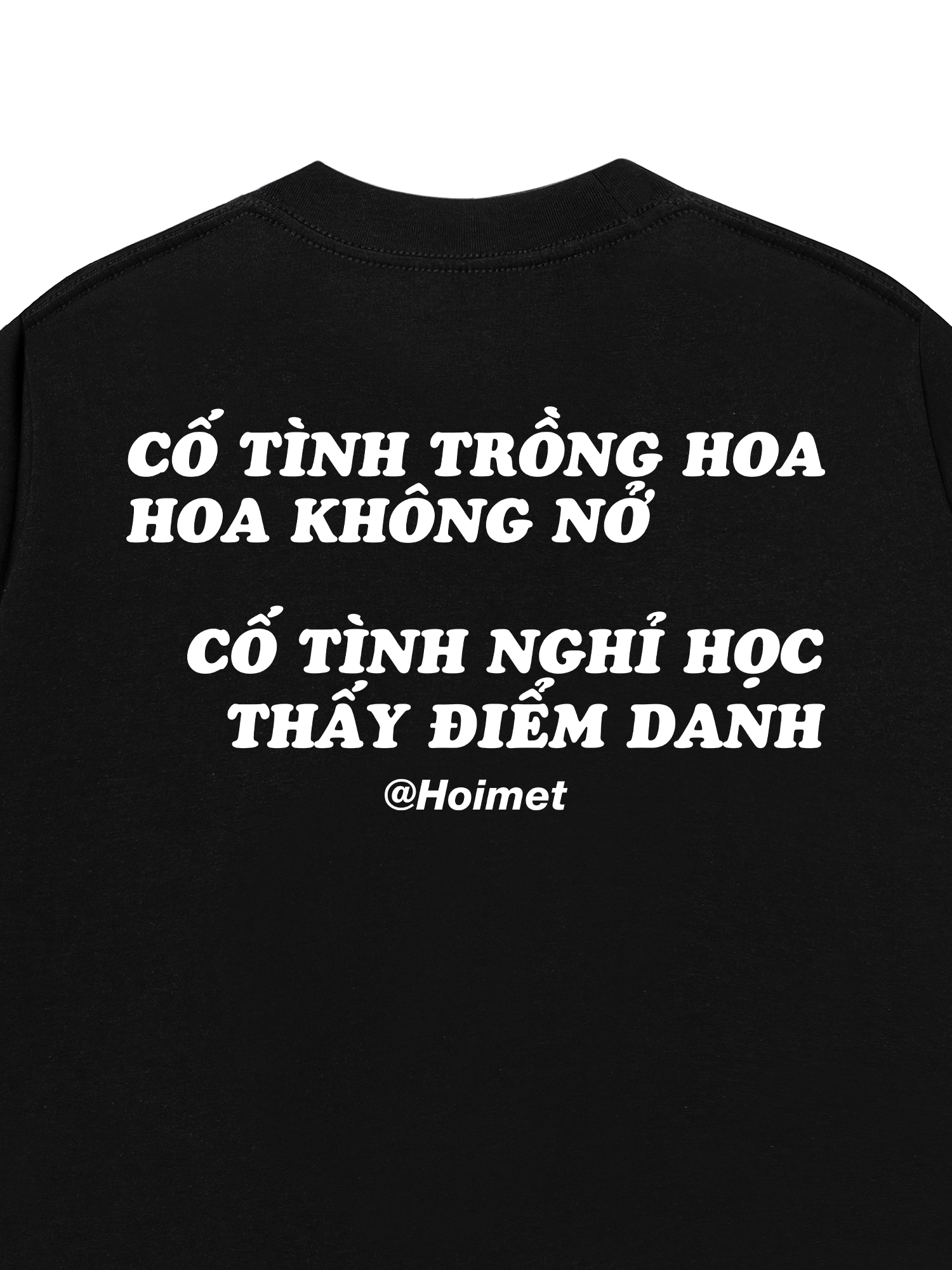 Áo Thun Relaxed Fit Cố Tình Nghỉ Học