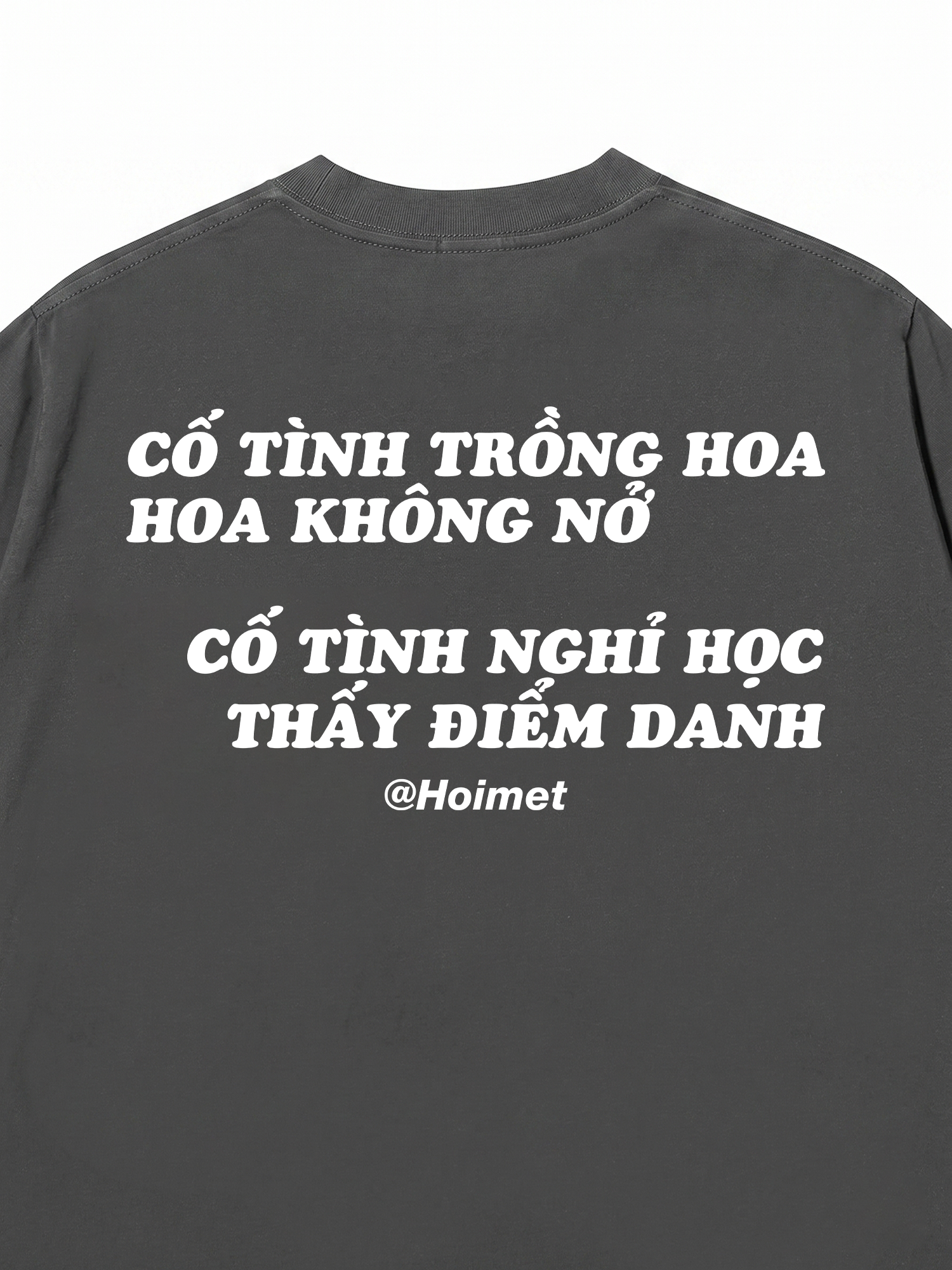 Áo Thun Relaxed Fit Cố Tình Nghỉ Học