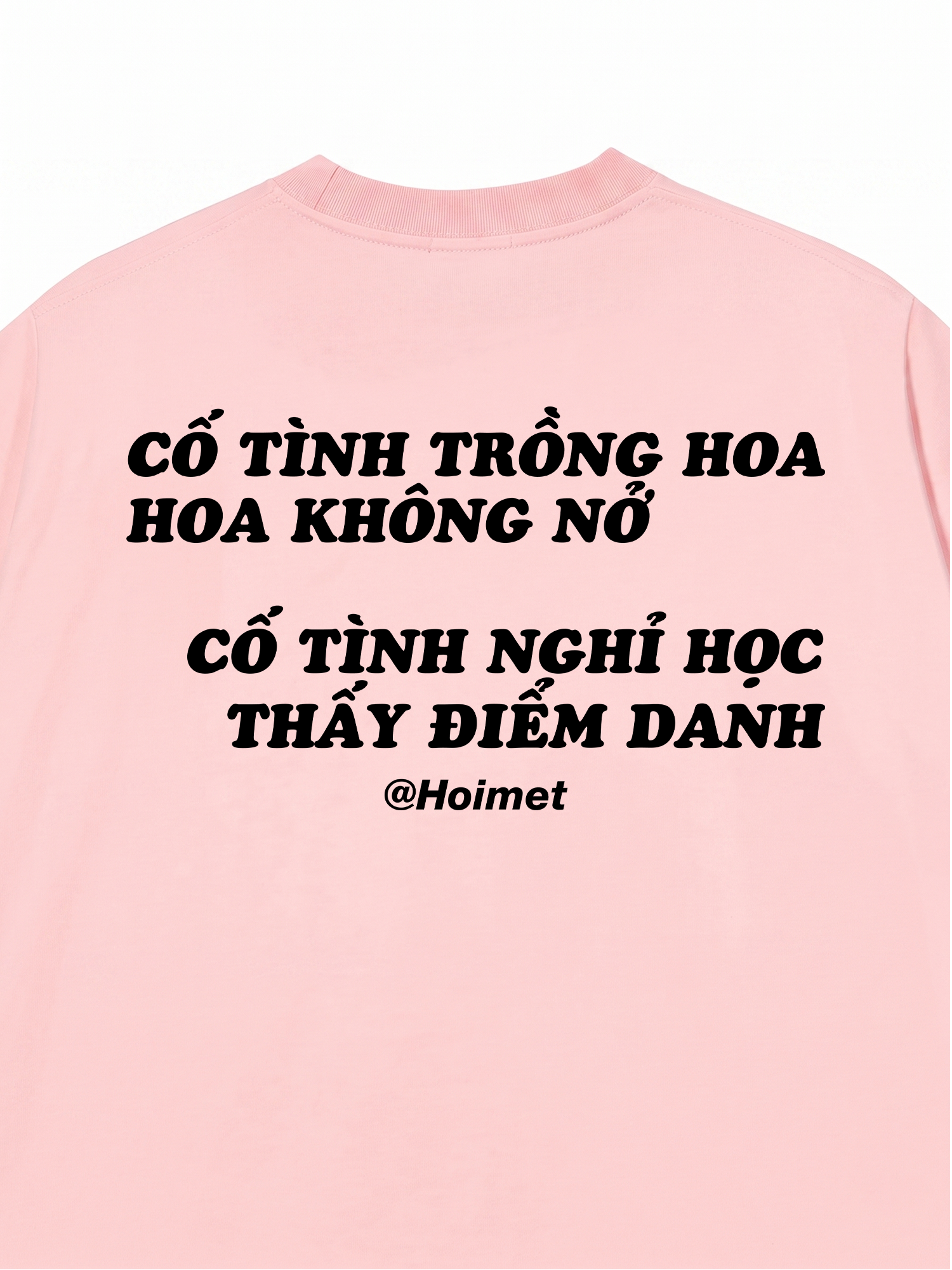 Áo Thun Relaxed Fit Cố Tình Nghỉ Học