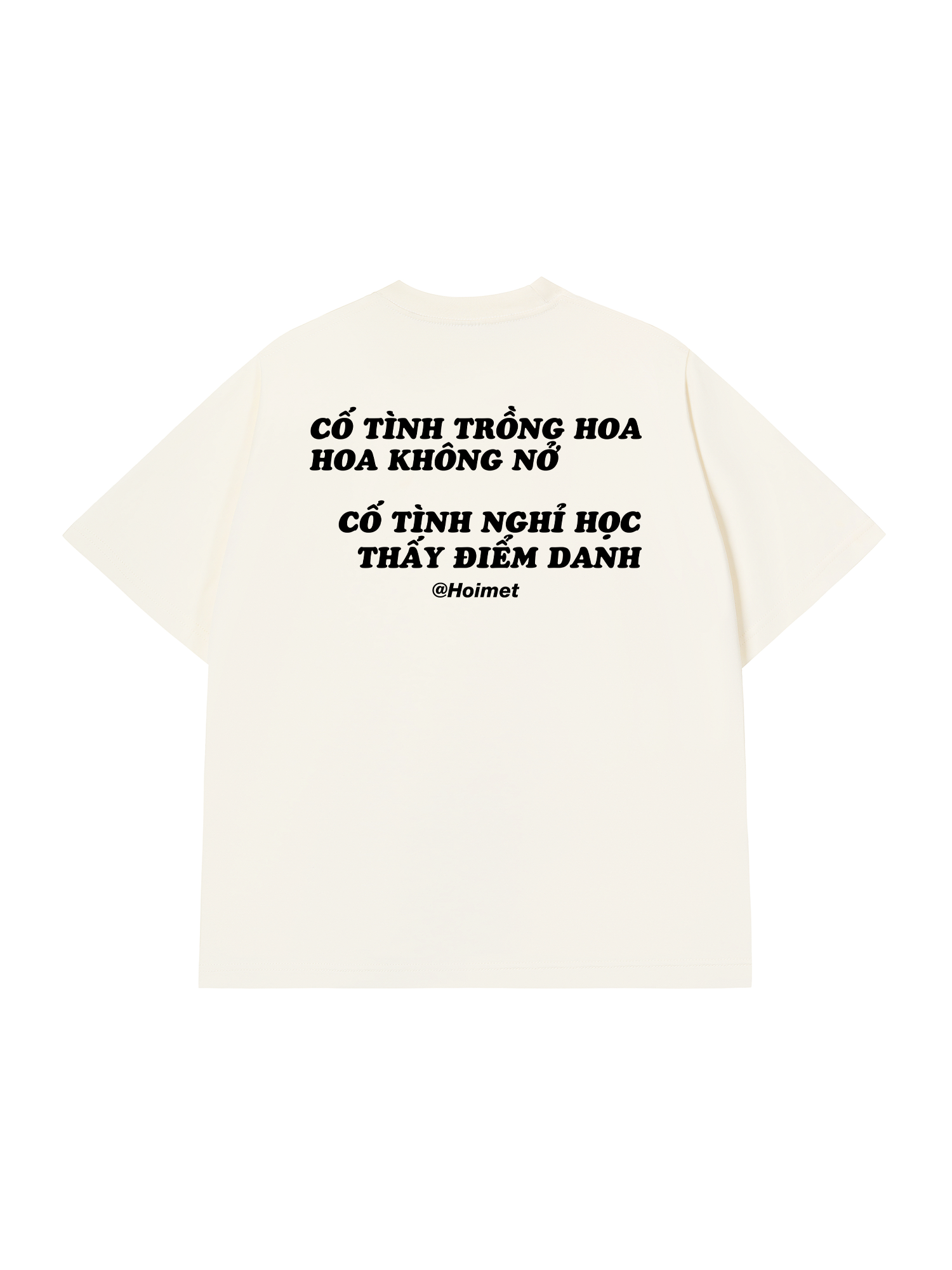 Áo Thun Relaxed Fit Cố Tình Nghỉ Học