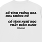 Áo Thun Relaxed Fit Cố Tình Nghỉ Học