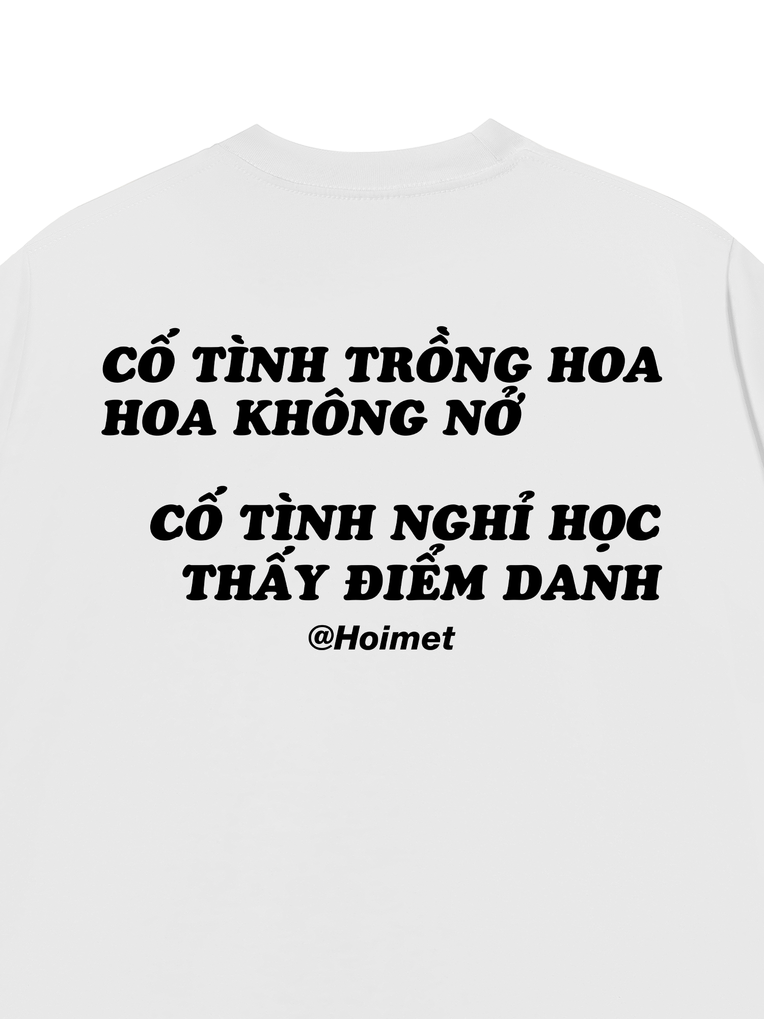 Áo Thun Relaxed Fit Cố Tình Nghỉ Học