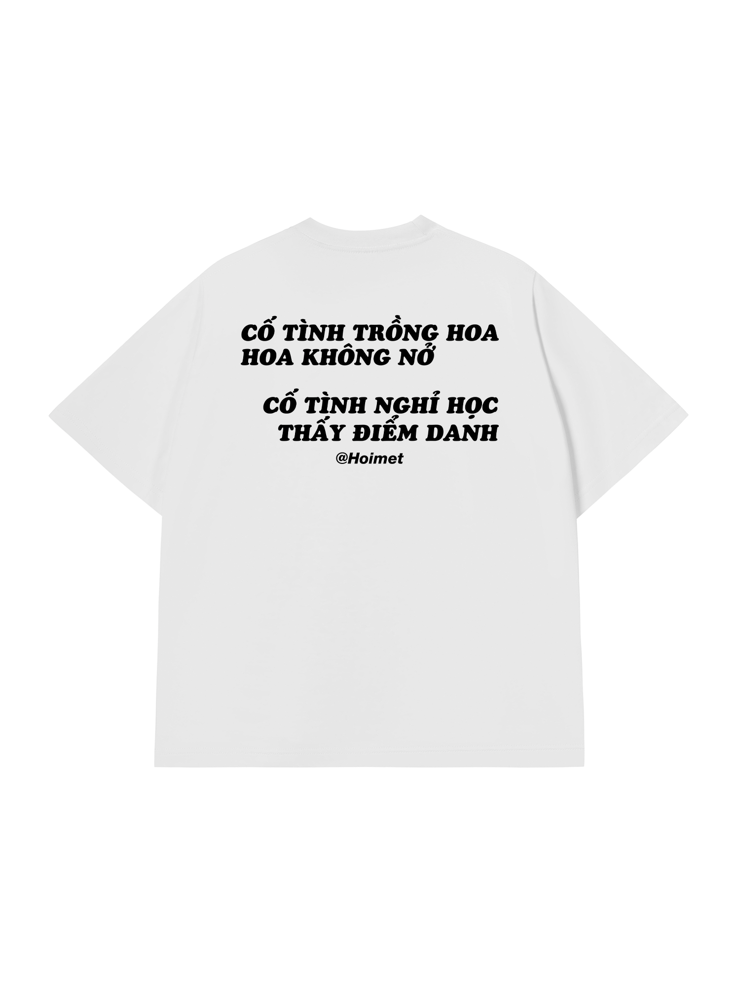 Áo Thun Relaxed Fit Cố Tình Nghỉ Học