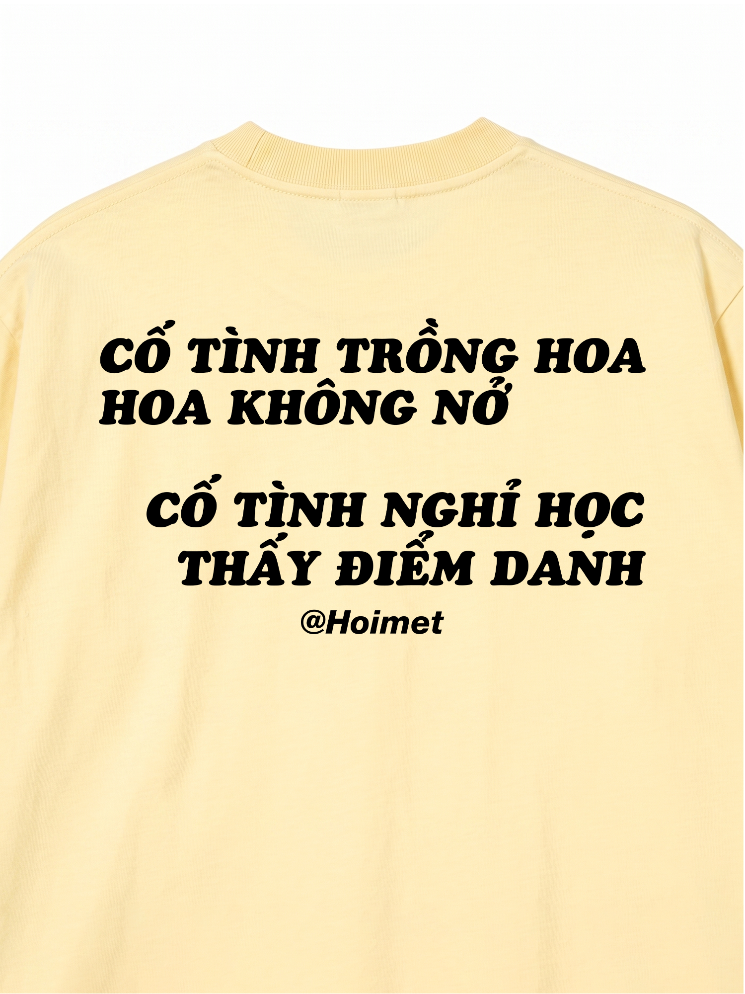 Áo Thun Relaxed Fit Cố Tình Nghỉ Học