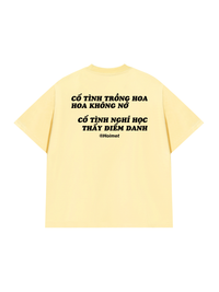 Áo Thun Relaxed Fit Cố Tình Nghỉ Học