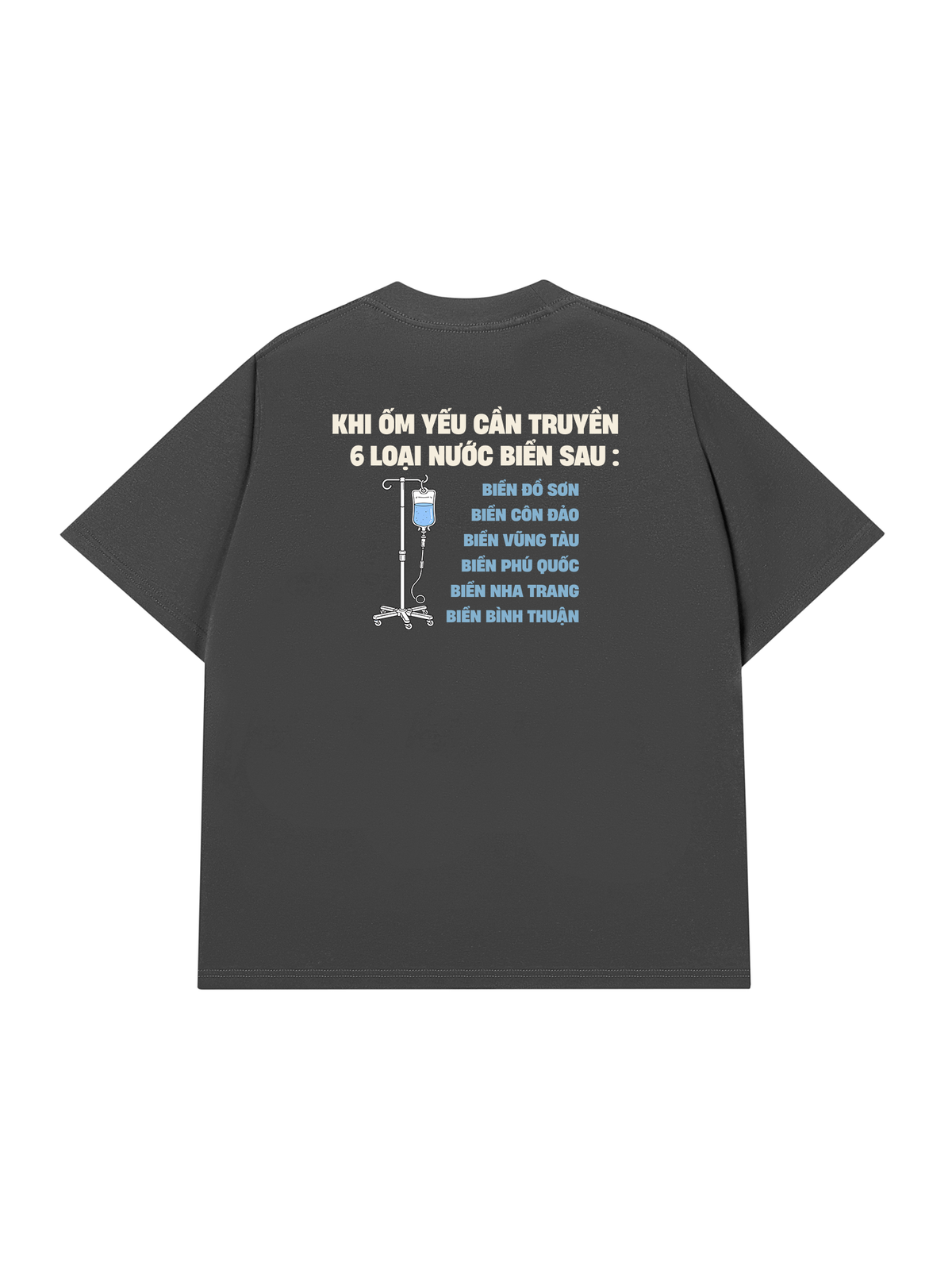 Áo Thun Relaxed Fit Cần Truyền Nước Biển
