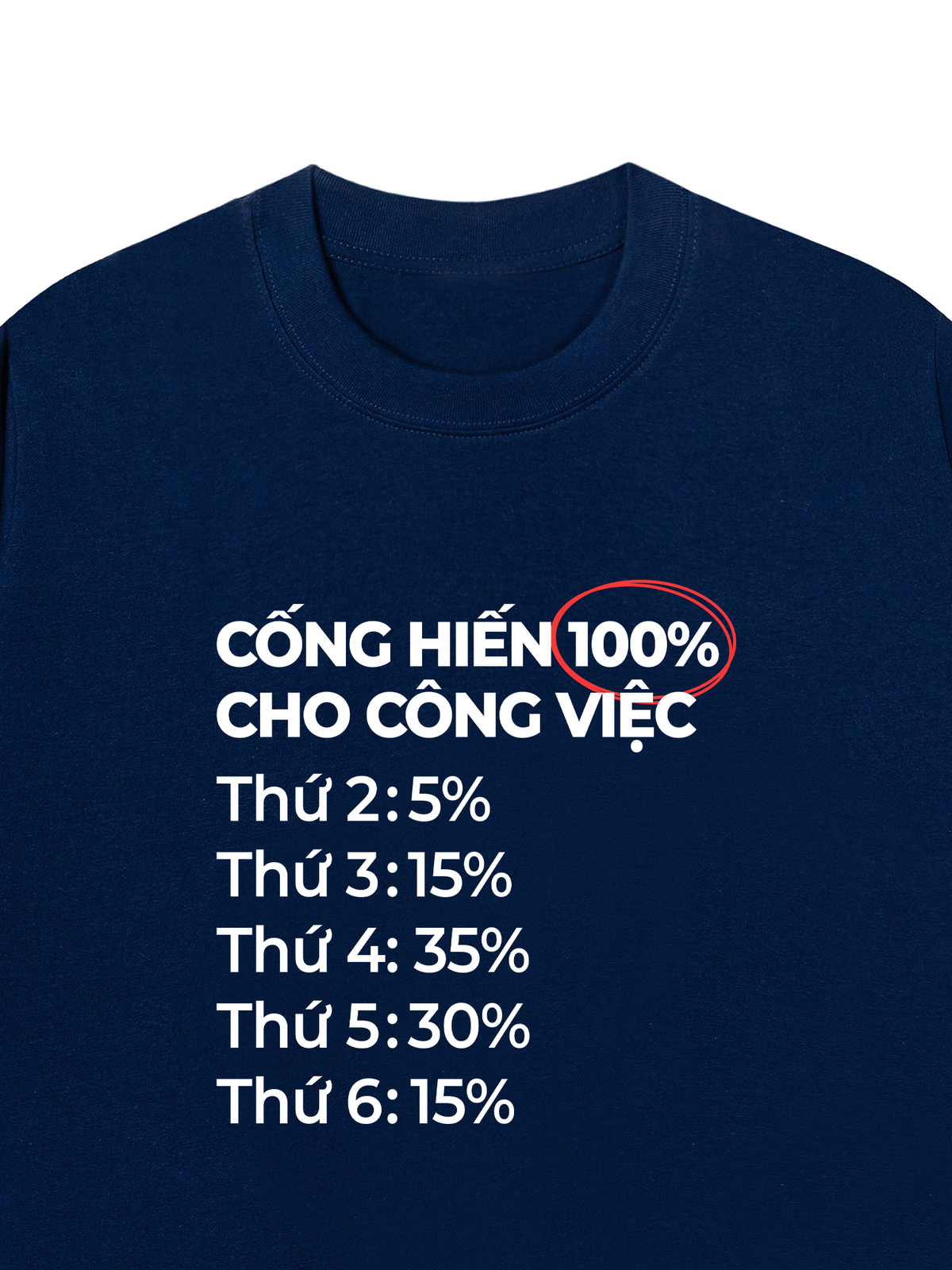 Áo Thun Relaxed Fit Cống Hiến 100% Cho Công Việc