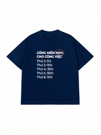 Áo Thun Relaxed Fit Cống Hiến 100% Cho Công Việc