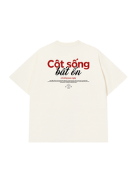 Áo Thun Relaxed Fit Cột Sống Bất Ổn