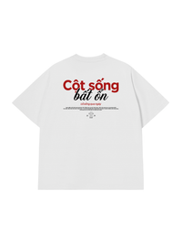 Áo Thun Relaxed Fit Cột Sống Bất Ổn