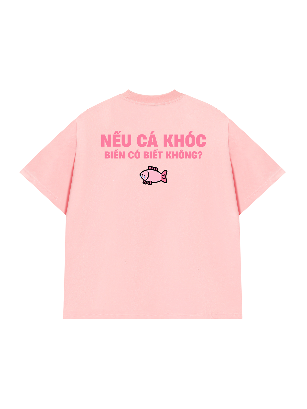 Áo Thun Relaxed Fit Cá Khóc Biển Có Biết Không