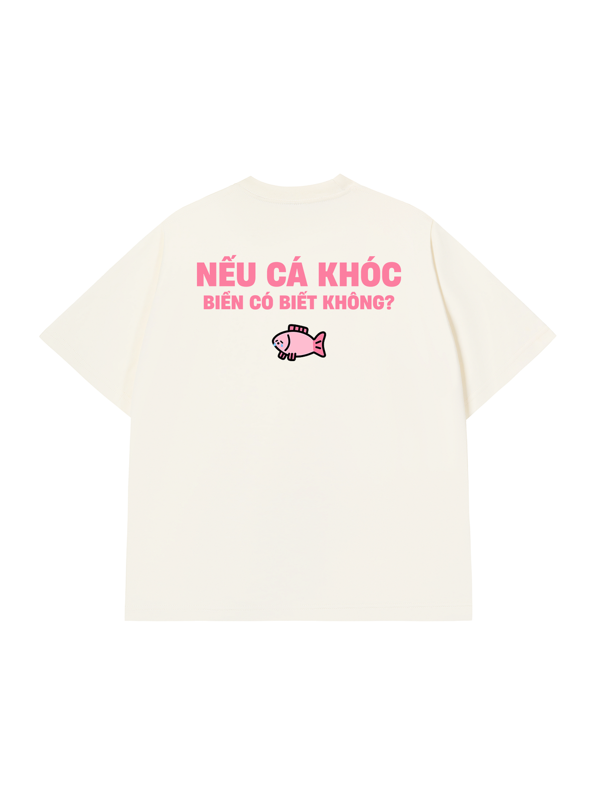 Áo Thun Relaxed Fit Cá Khóc Biển Có Biết Không