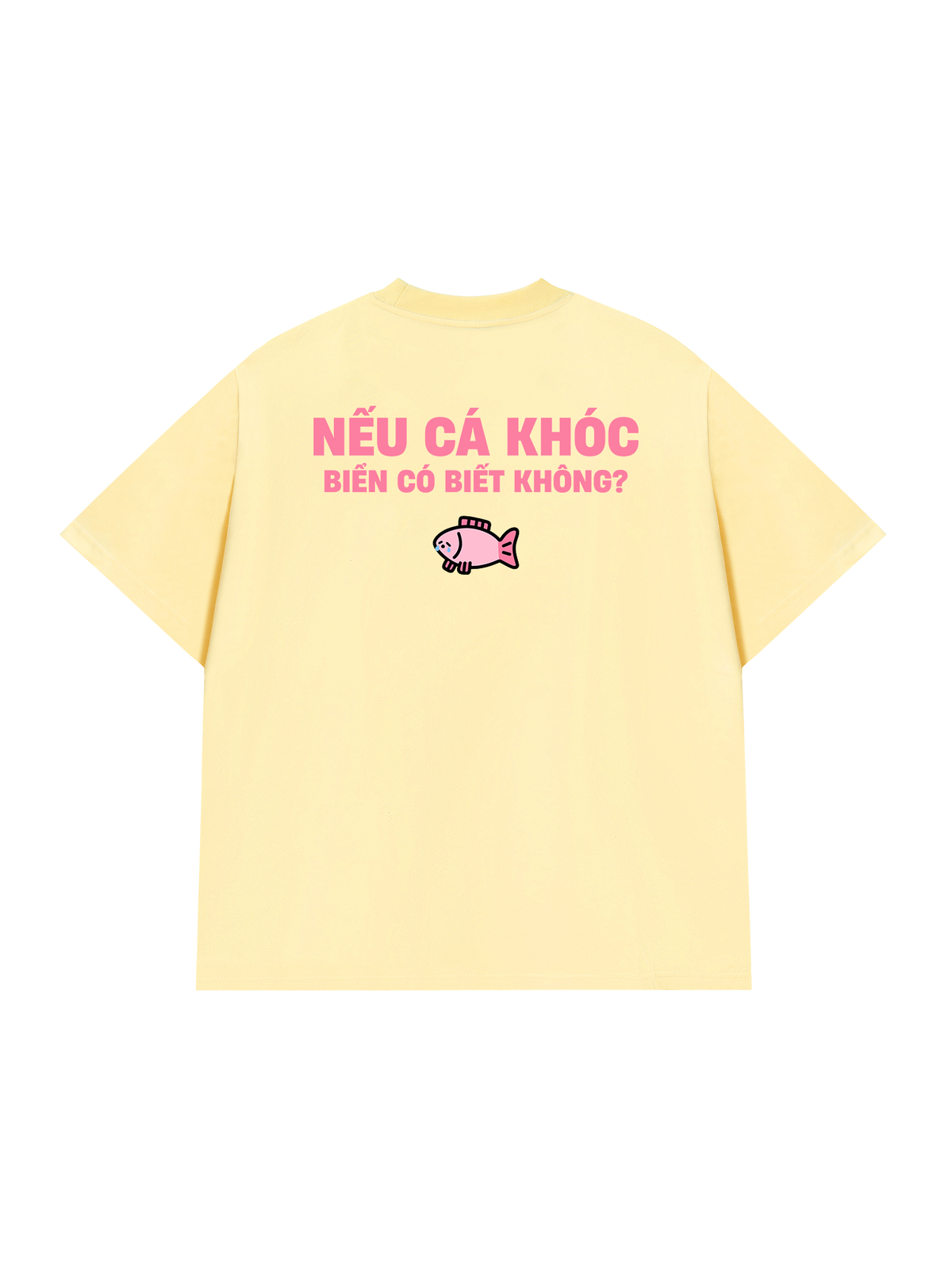Áo Thun Relaxed Fit Cá Khóc Biển Có Biết Không