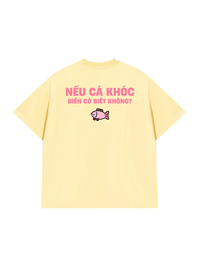 Áo Thun Relaxed Fit Cá Khóc Biển Có Biết Không