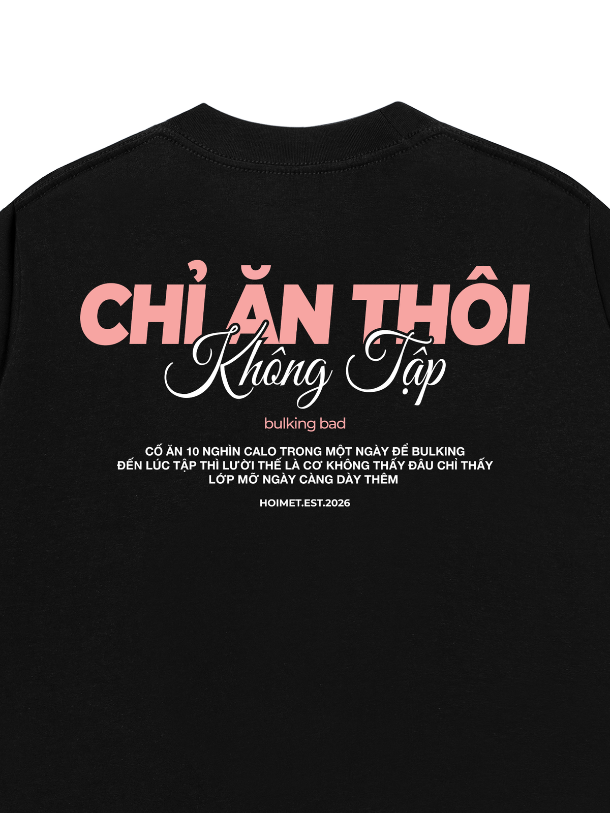 Áo Thun Relaxed Fit Chỉ Ăn Không Tập