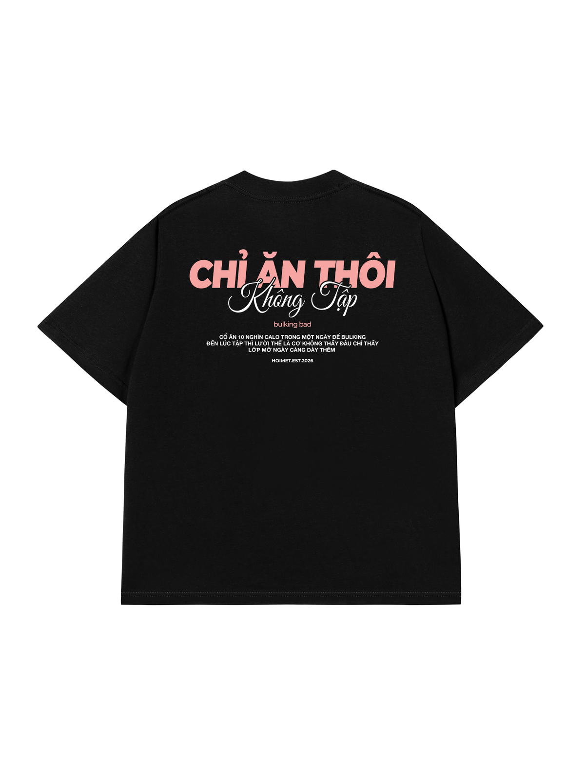 Áo Thun Relaxed Fit Chỉ Ăn Không Tập