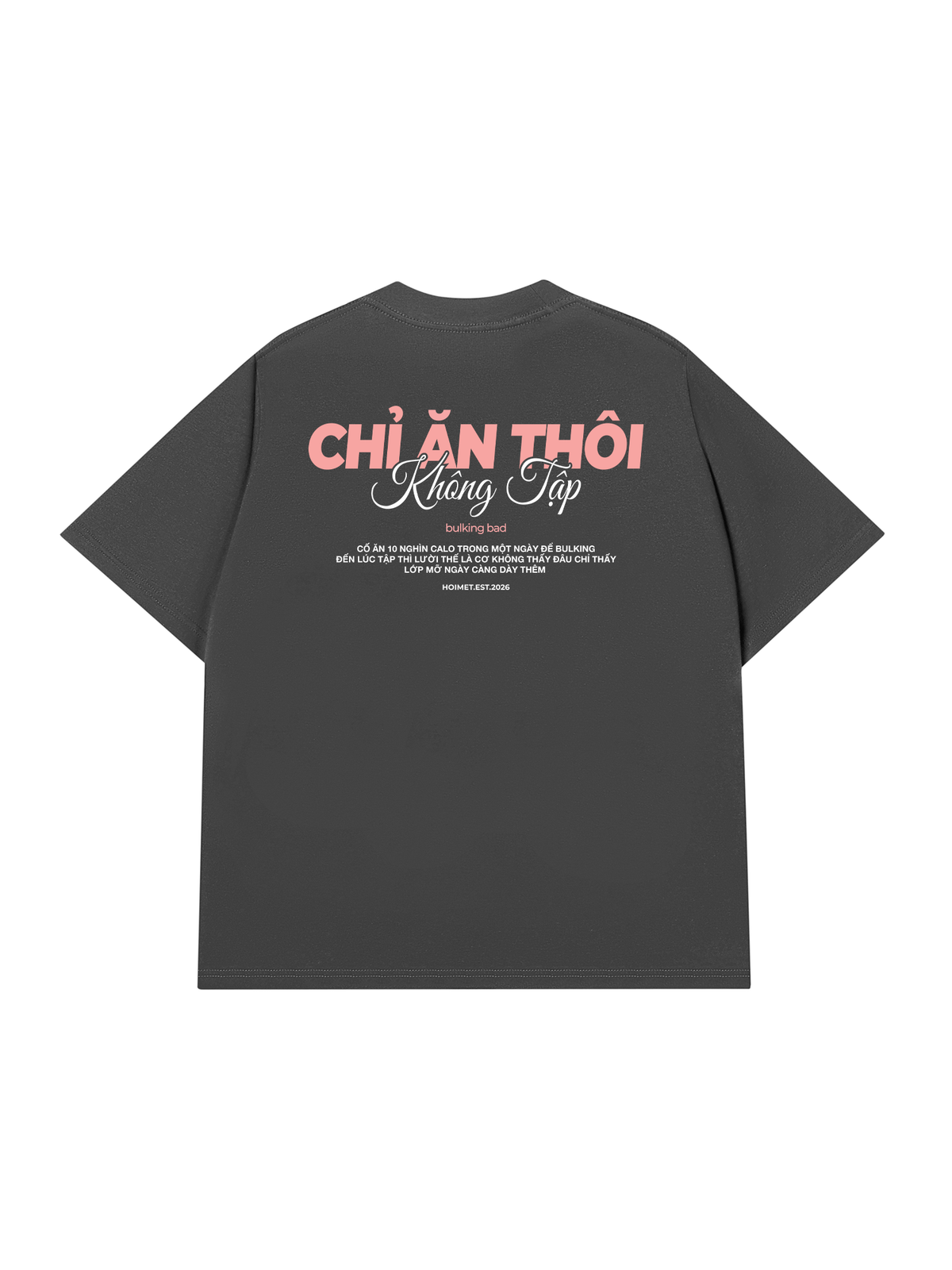 Áo Thun Relaxed Fit Chỉ Ăn Không Tập