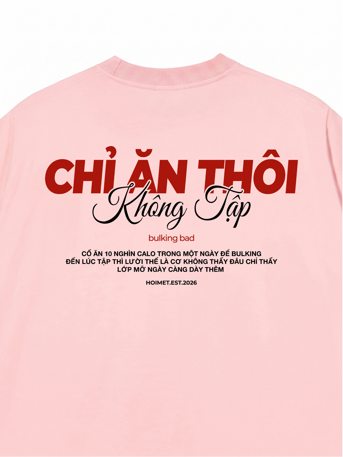 Áo Thun Relaxed Fit Chỉ Ăn Không Tập