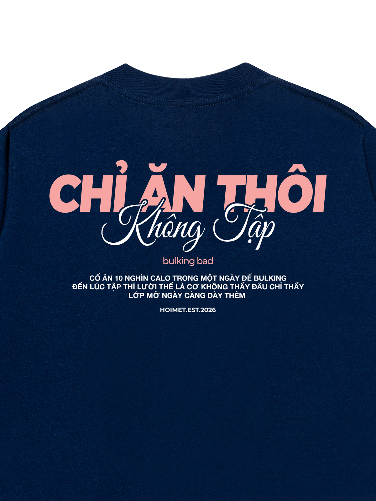 Áo Thun Relaxed Fit Chỉ Ăn Không Tập