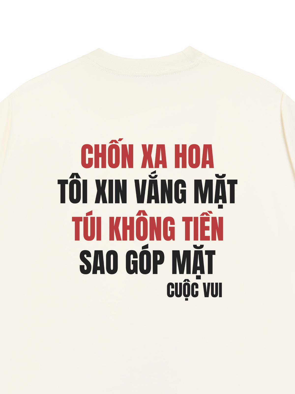 Áo Thun Relaxed Fit Chốn Xa Hoa