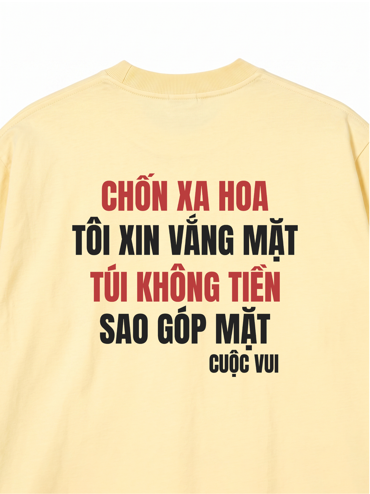 Áo Thun Relaxed Fit Chốn Xa Hoa