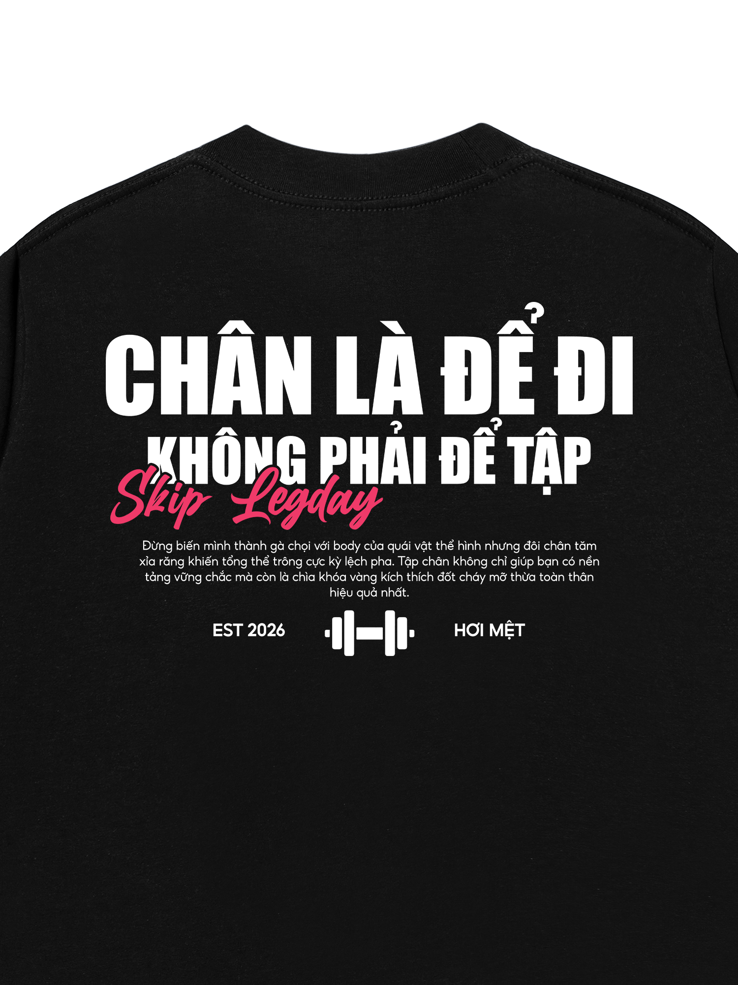 Áo Thun Relaxed Fit Chân Là Để Đi