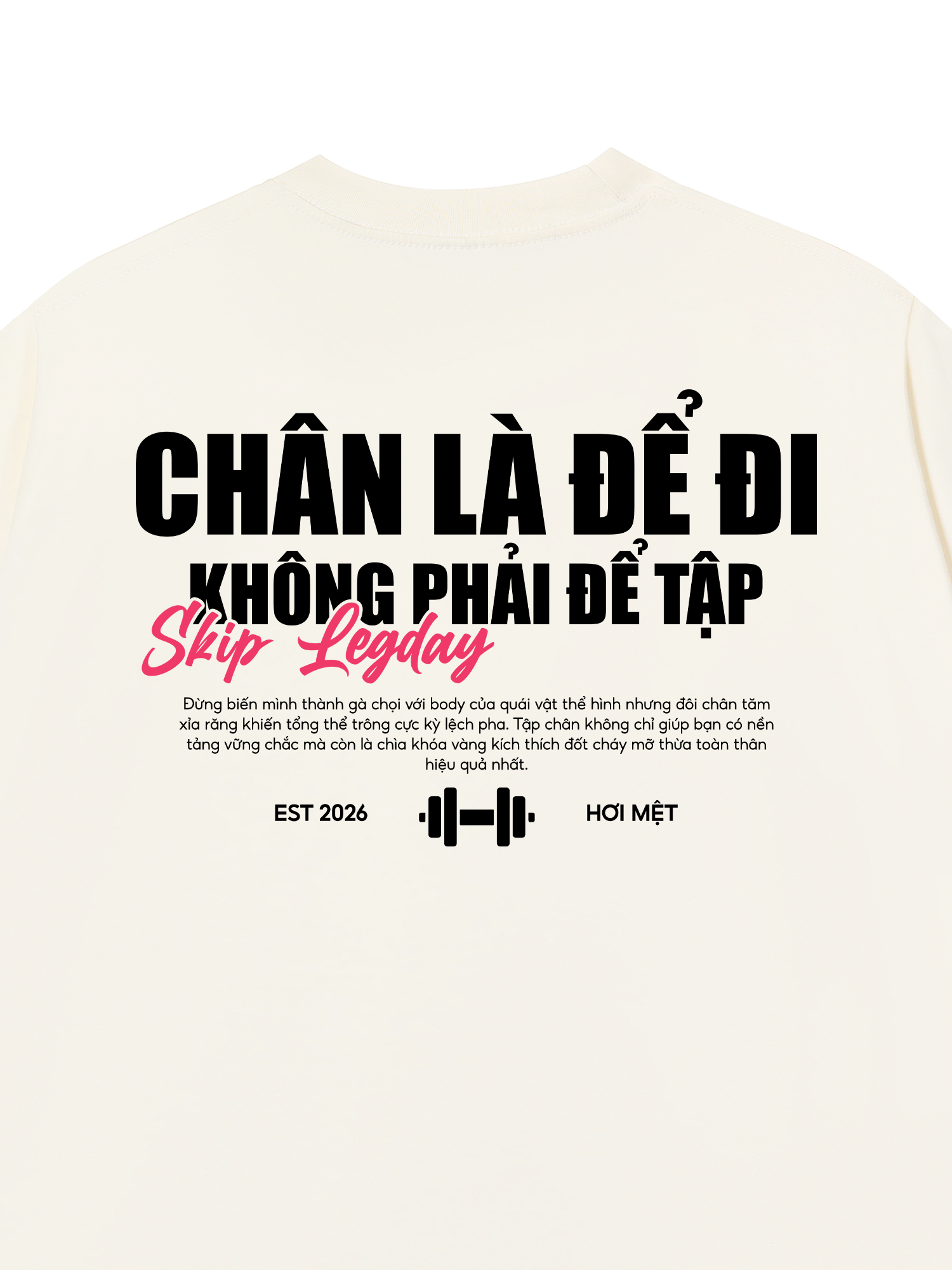 Áo Thun Relaxed Fit Chân Là Để Đi