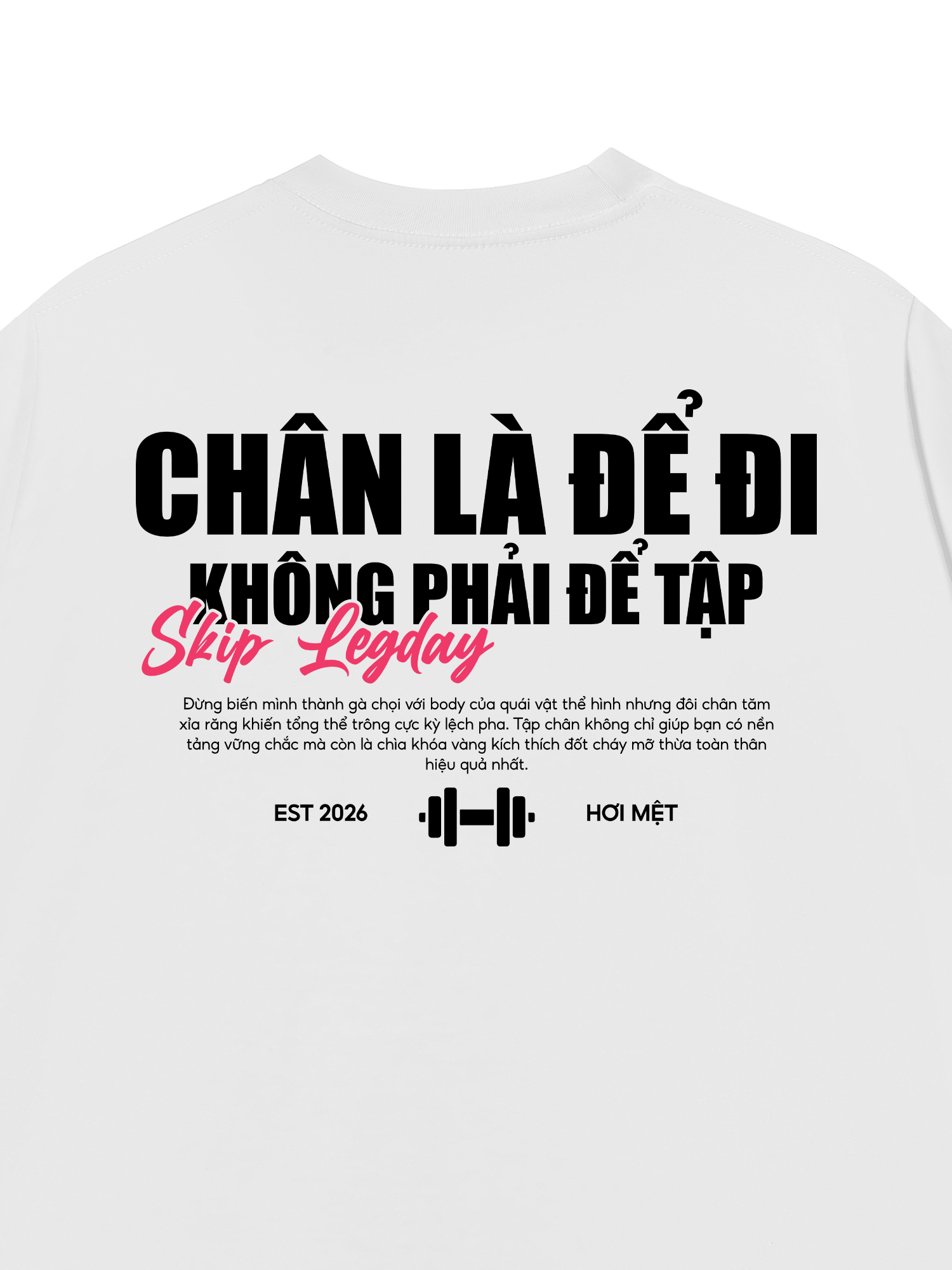 Áo Thun Relaxed Fit Chân Là Để Đi