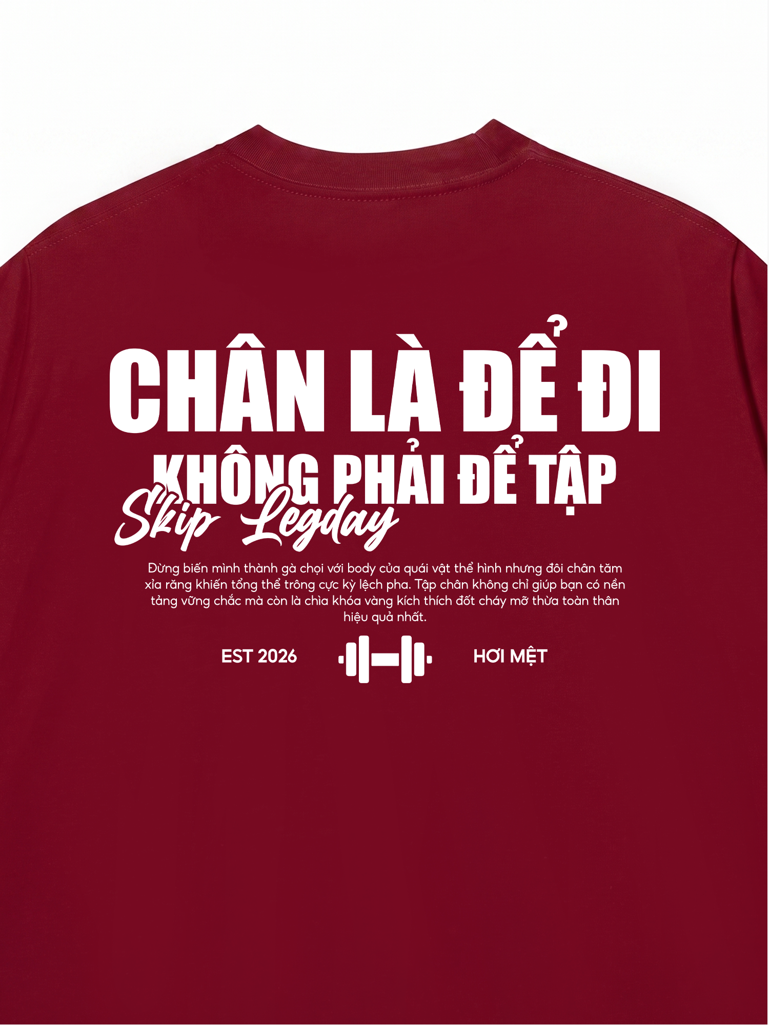 Áo Thun Relaxed Fit Chân Là Để Đi