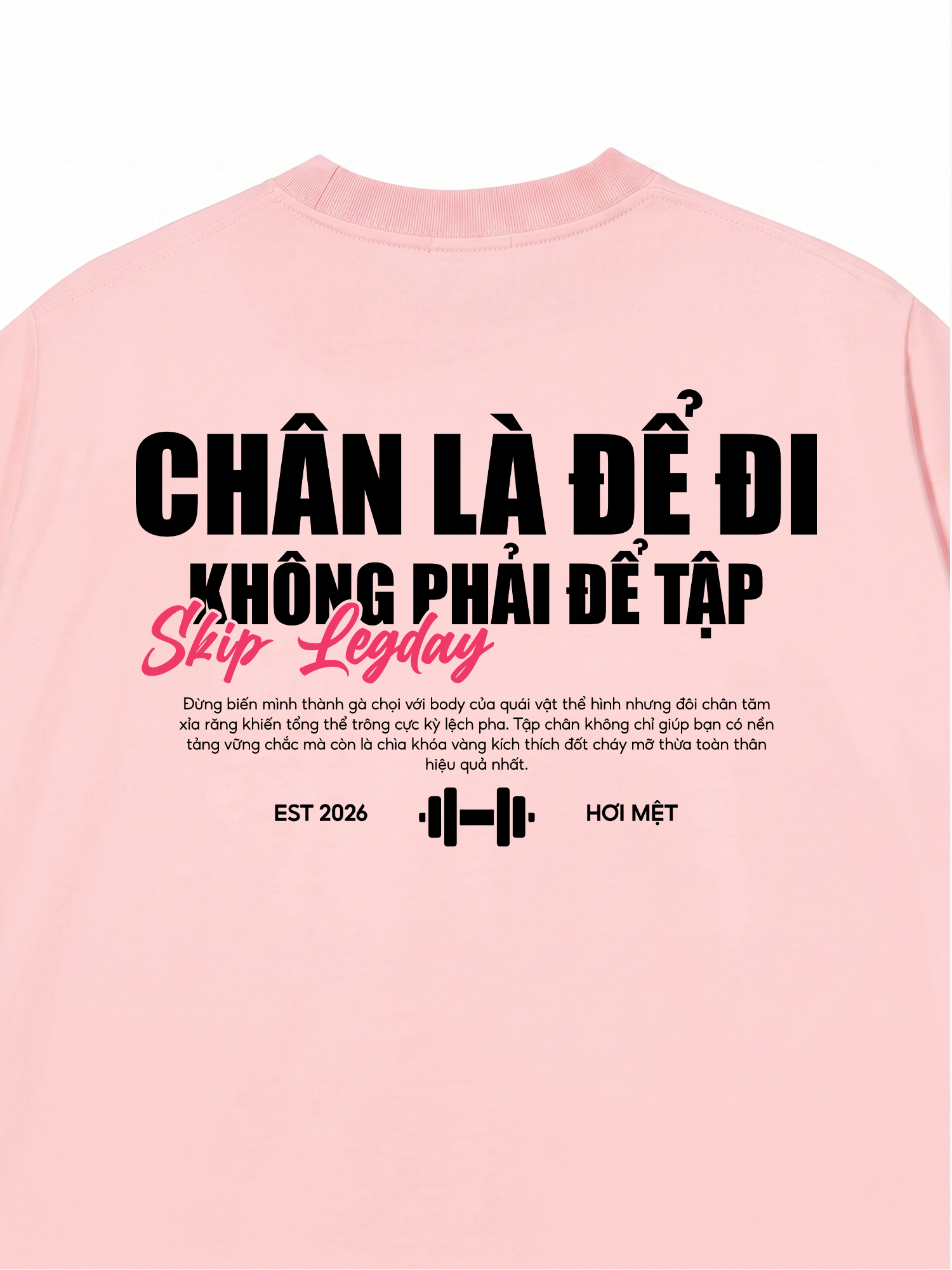 Áo Thun Relaxed Fit Chân Là Để Đi