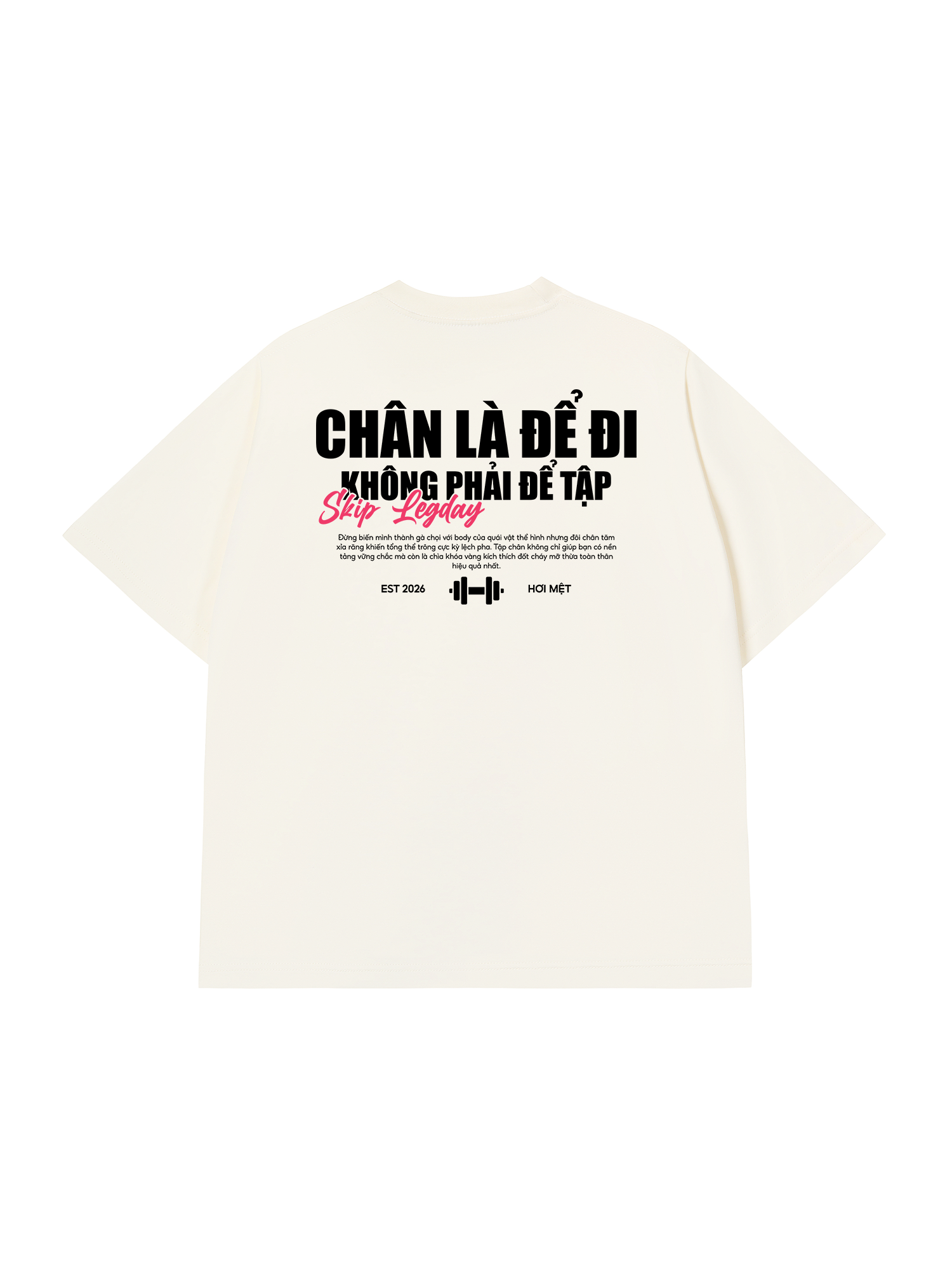 Áo Thun Relaxed Fit Chân Là Để Đi