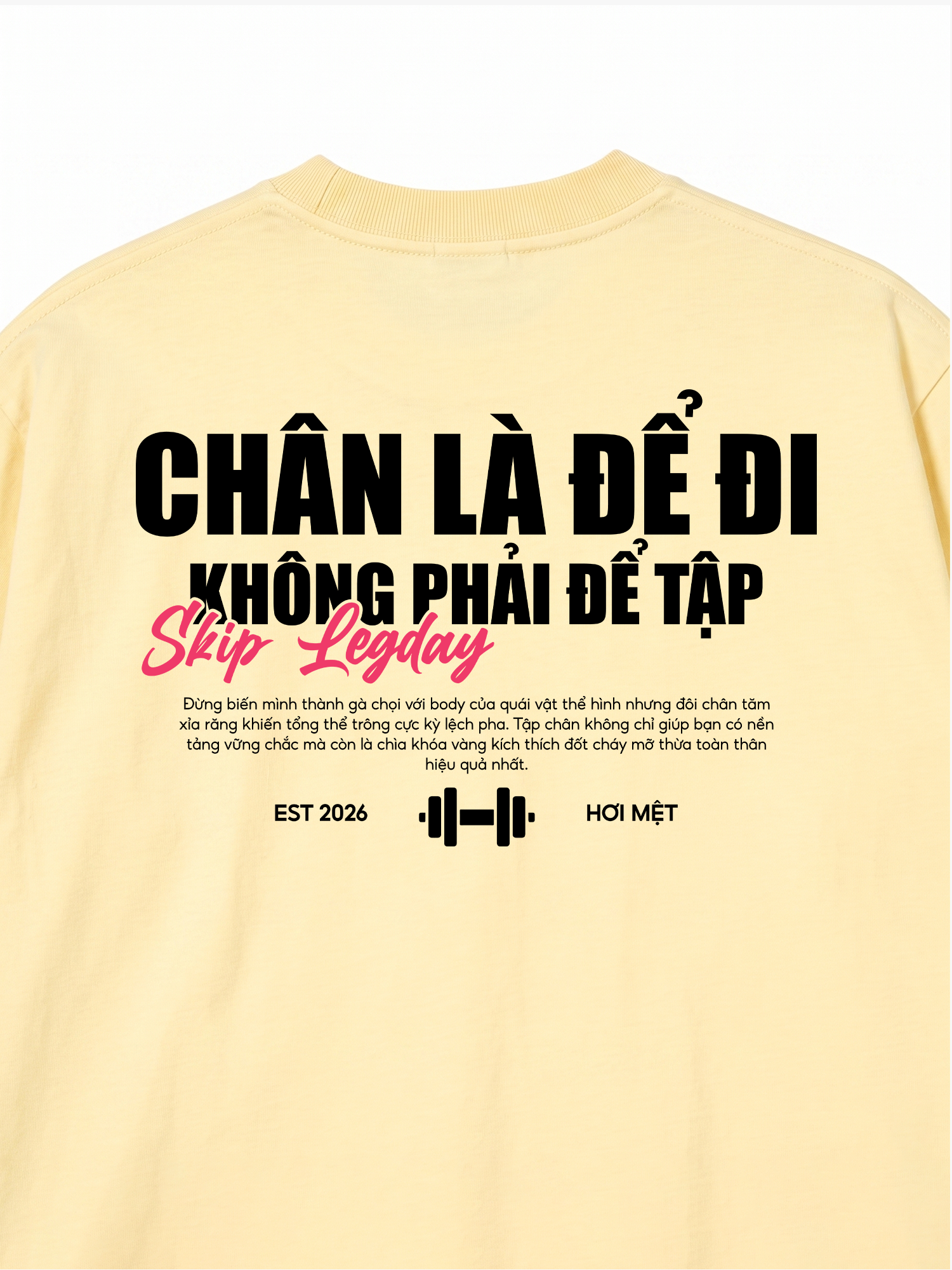 Áo Thun Relaxed Fit Chân Là Để Đi