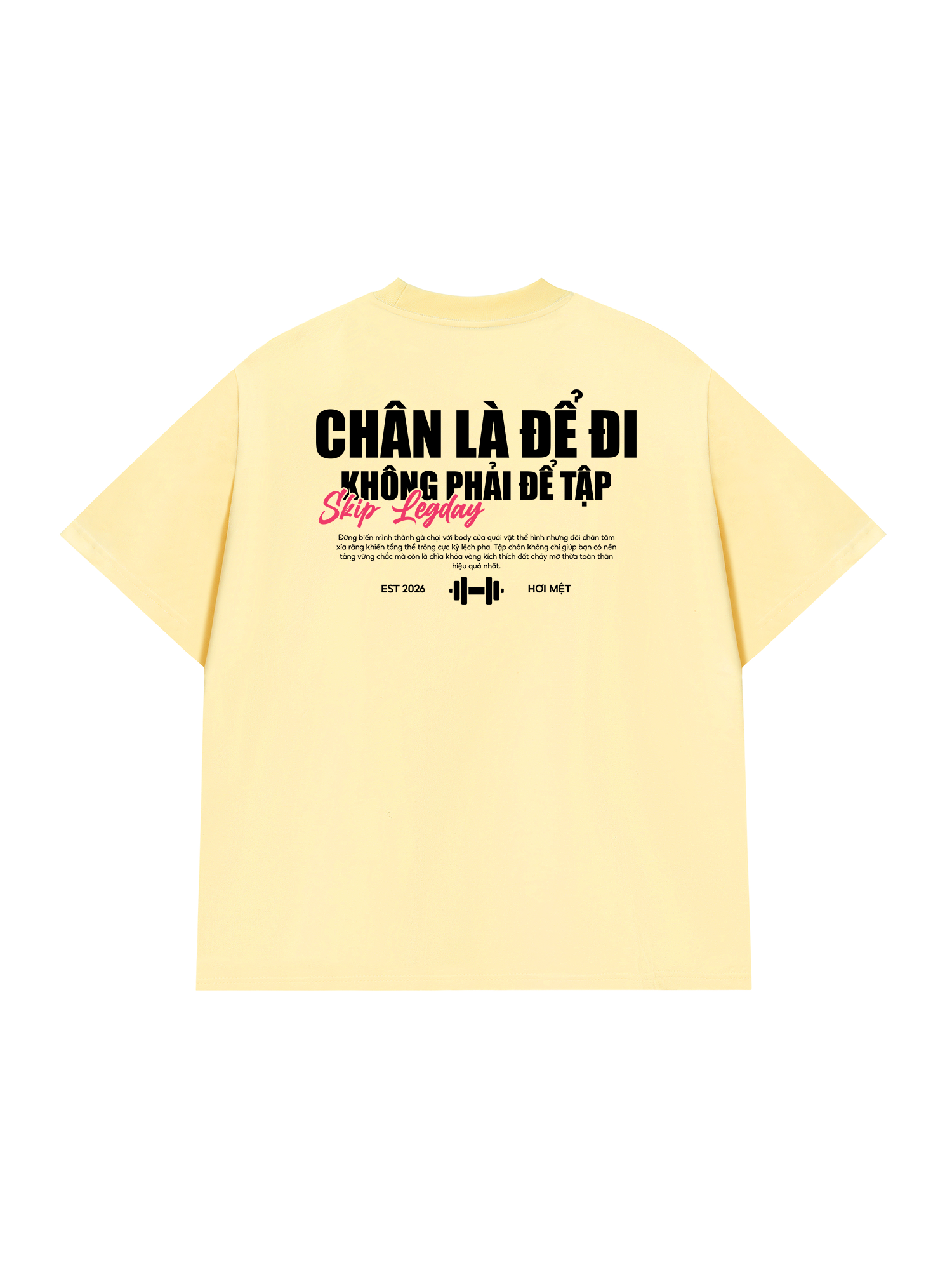 Áo Thun Relaxed Fit Chân Là Để Đi