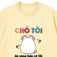Áo Thun Relaxed Fit Chó Ăn Sang Hơn Tôi