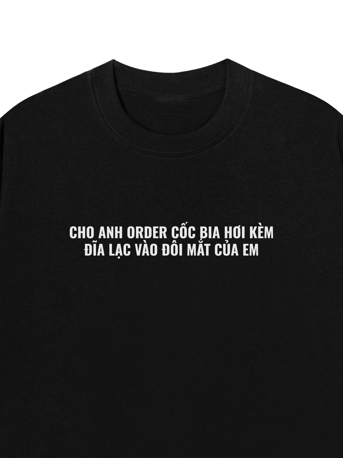 Áo Thun Relaxed Fit Cho Anh Order Cốc Bia