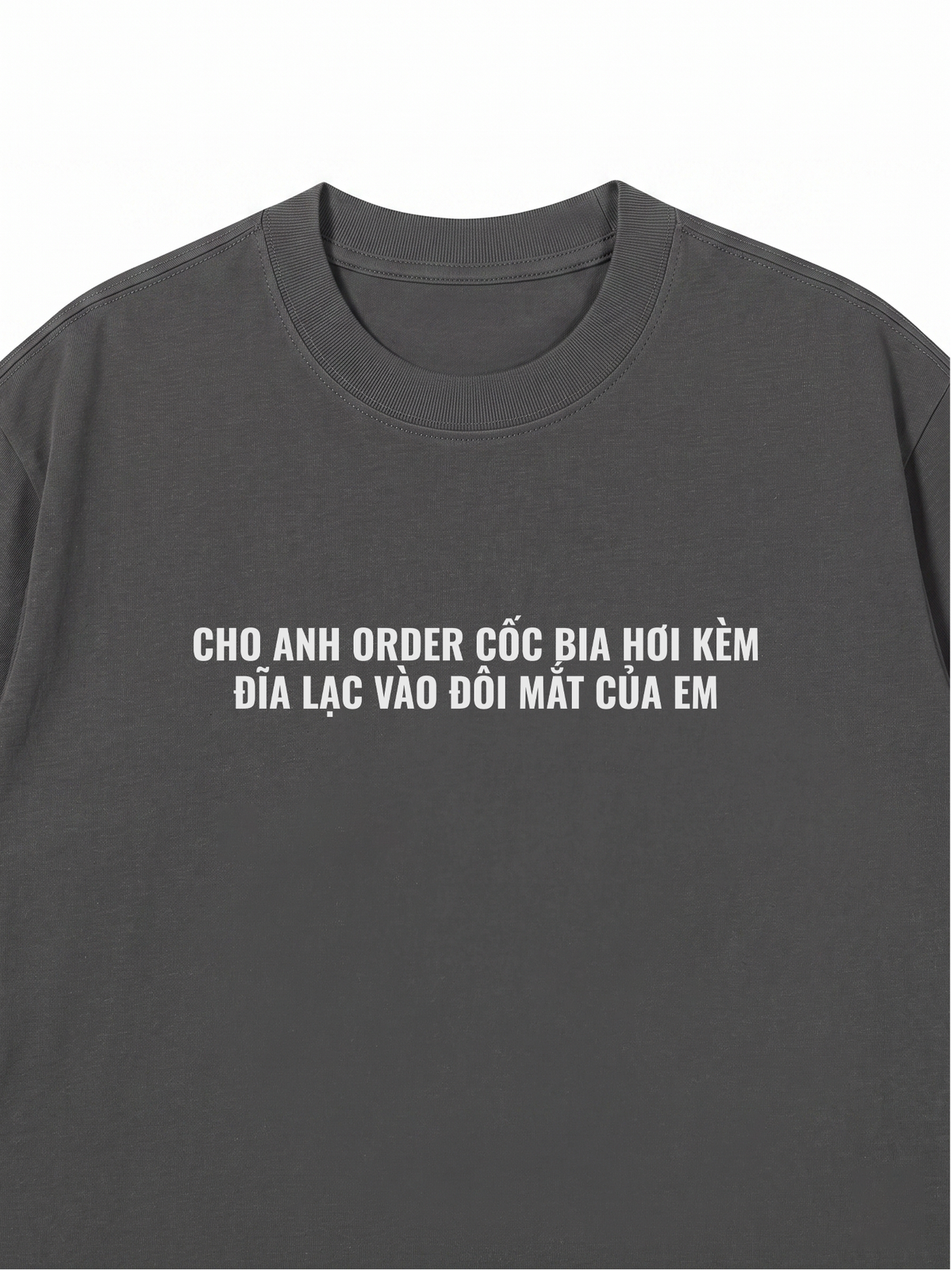 Áo Thun Relaxed Fit Cho Anh Order Cốc Bia